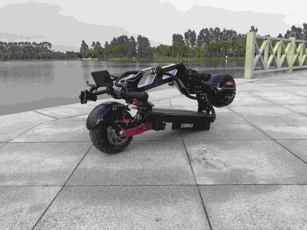 3 seat closed electric scooter liideway factory