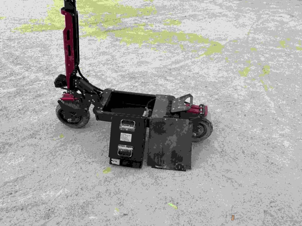 4 wheel electric scooter 1000w liideway factory