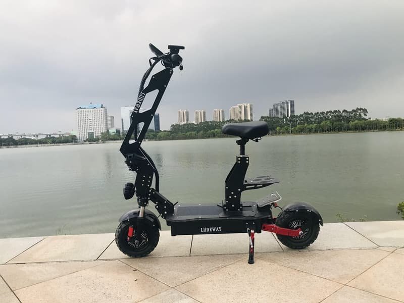 beach electric scooter