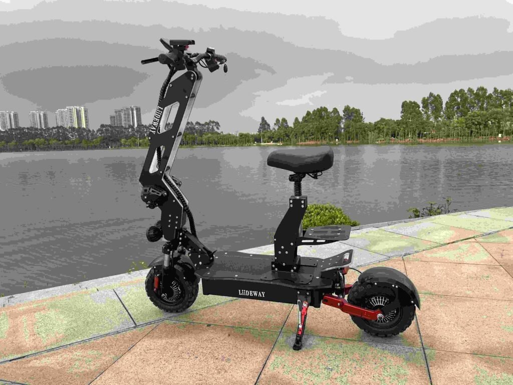 double motor electric scooter liideway factory