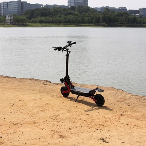 electric and fuel scooter