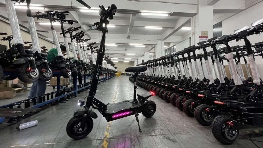 electric fat tire scooter liideway factory