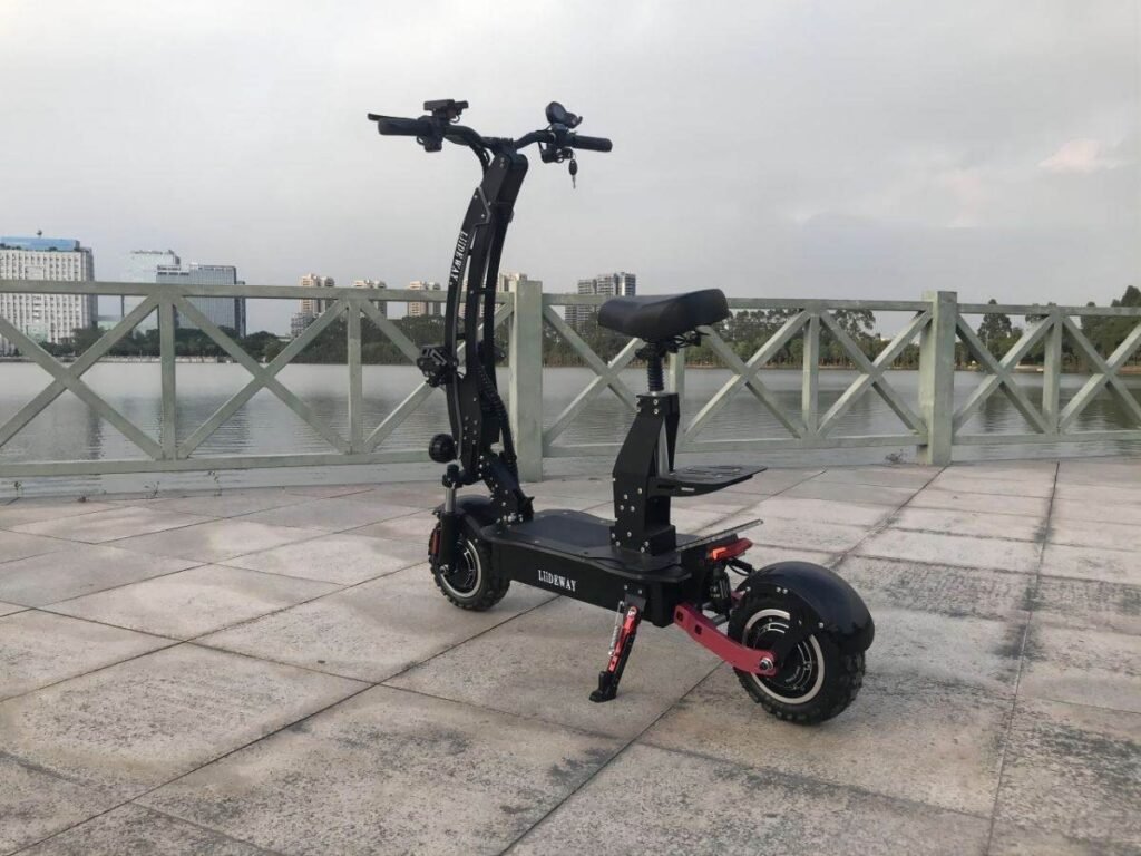 electric scooter 3 wheels folding suitcase liideway factory