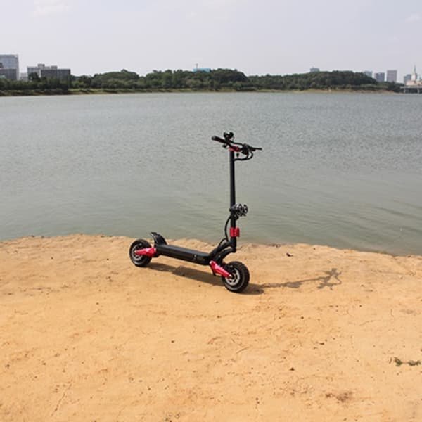 electric scooter and trailer