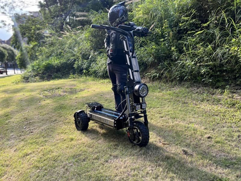 electric scooter ready for shipping