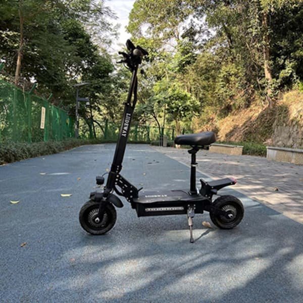 electric scooter with dog basket