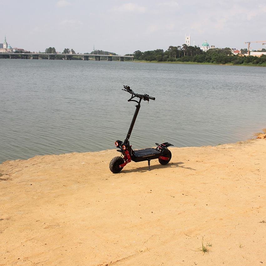 electric scooter with golf bag holder liideway factory