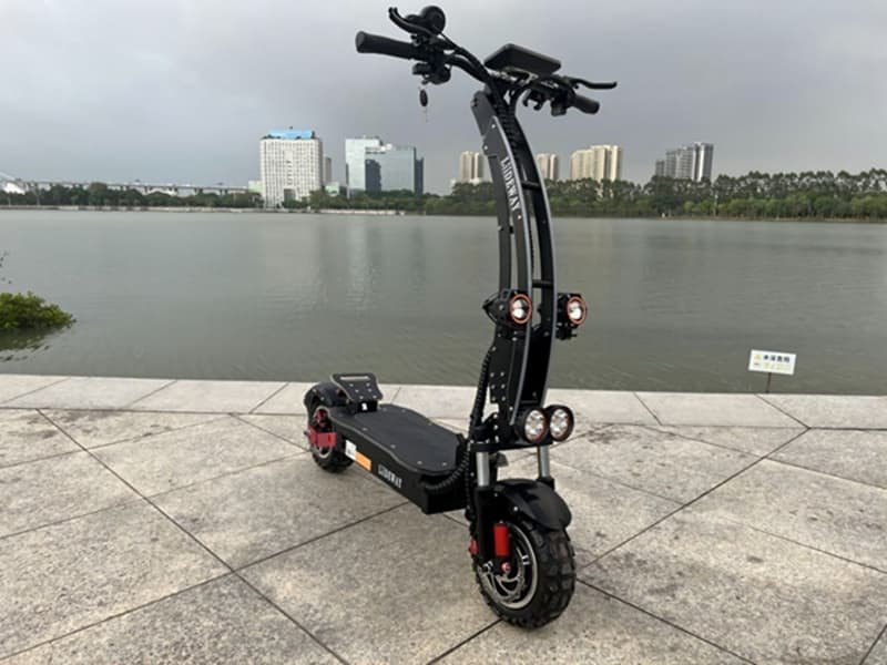 electric scooters sit