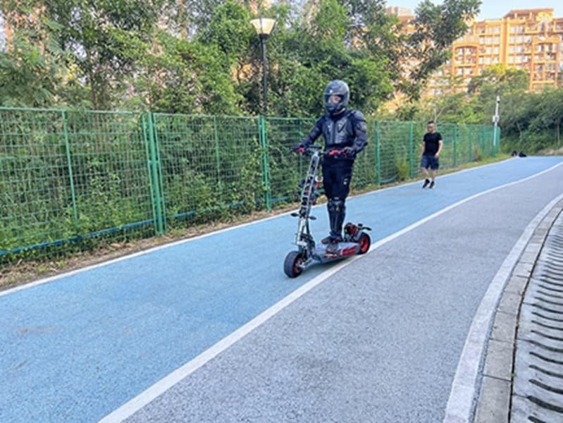electric self balancing scooter with handle