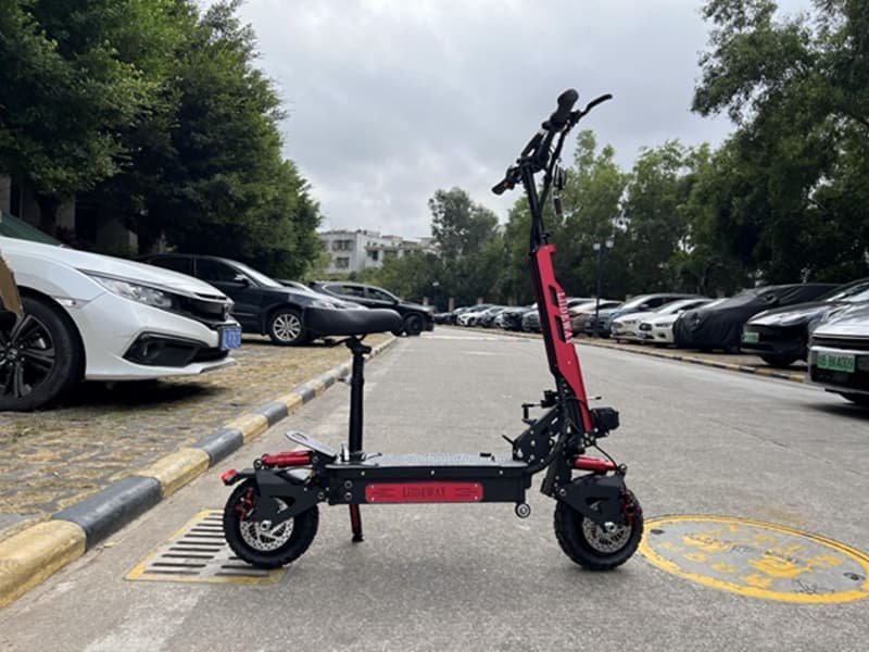 flat tyre electric scooter