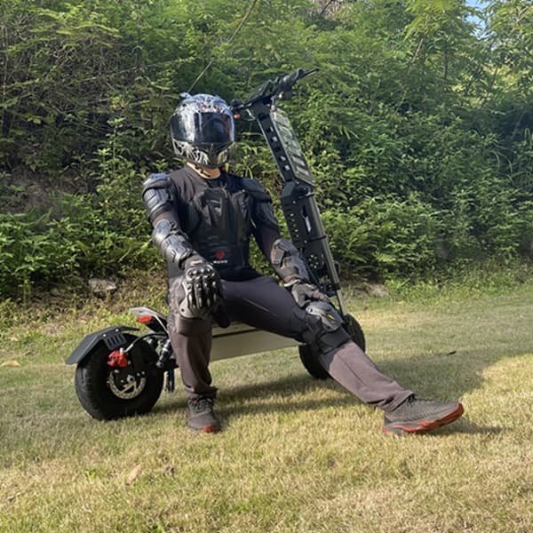 foldable electric scooter with seat
