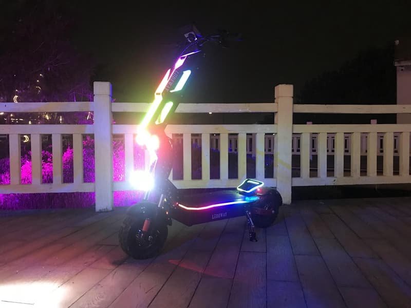 two wheeled electric scooter